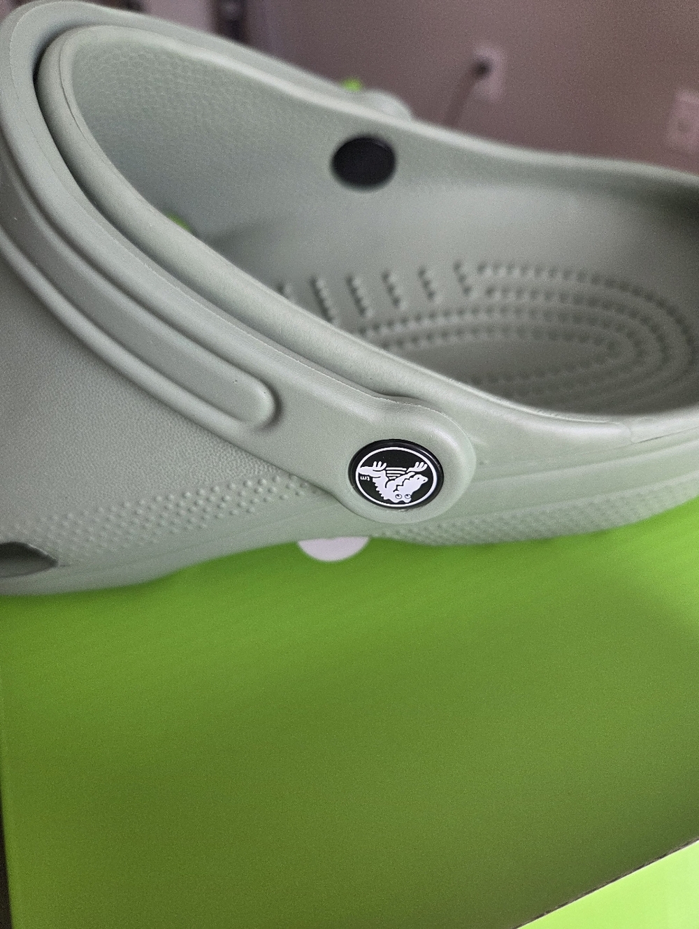 CROCS Sage Green Classic Clog with Pivot Strap